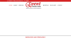 Desktop Screenshot of eventstudioindia.com